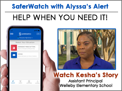 Watch how SaferWatch with Alyssa’s Alert saves time in an emergency.